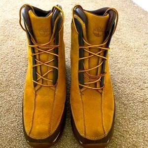 Brown Heeled Timberlands